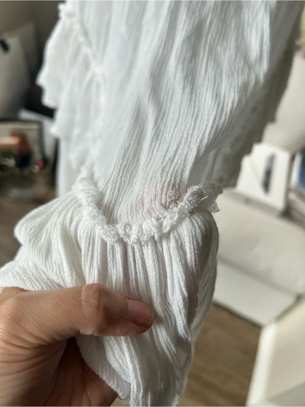 Free people White Strapless Tiered Midi Dress